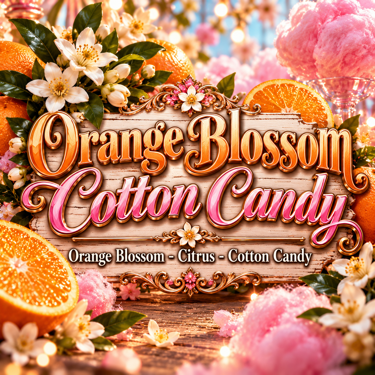 Orange Blossom Cotton Candy