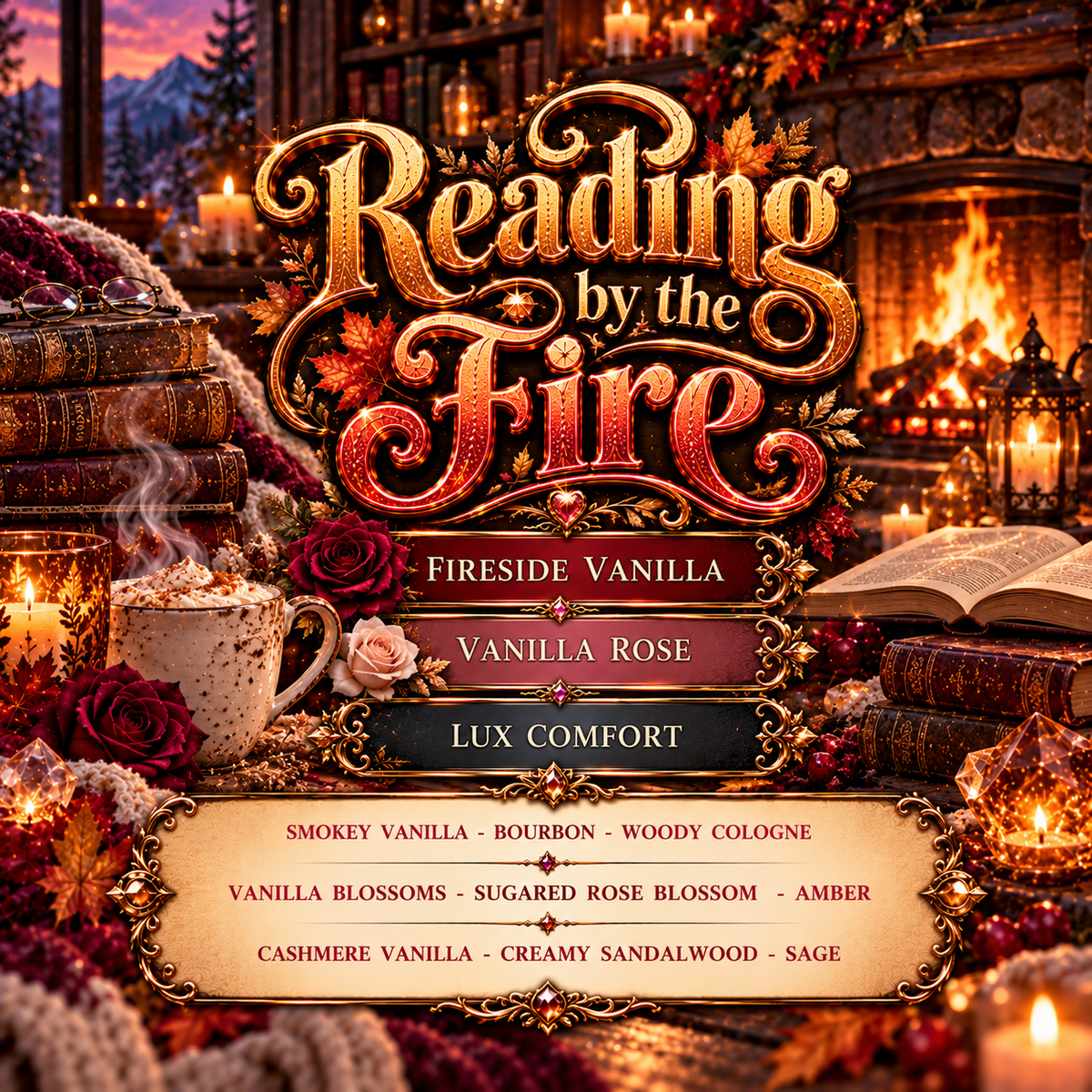 Reading by the Fire